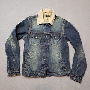 sTs Ranchwear Women's Caffrey denim jean Jacket with suede collar